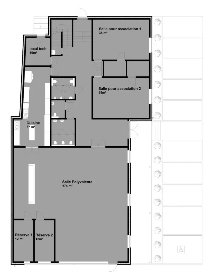 Plan rez de chaussée